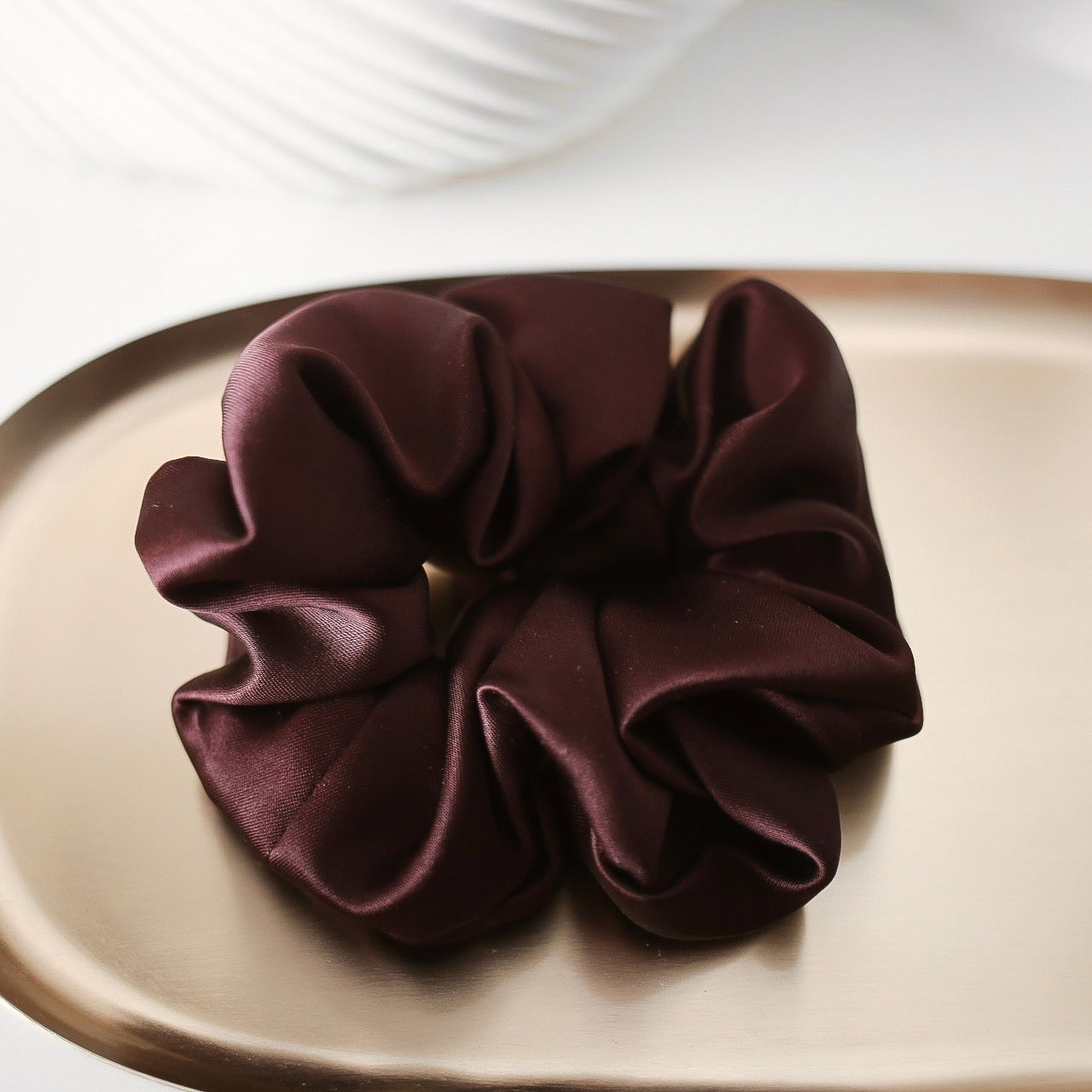 Tove Hair Donut Satinbrun Lila