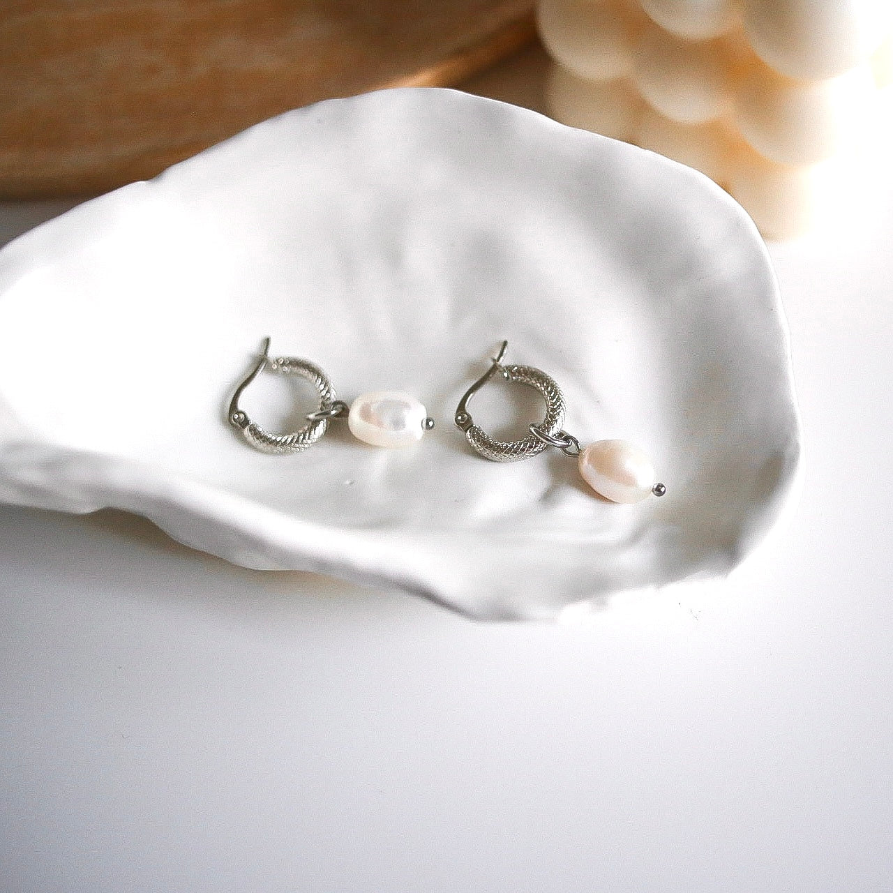 Isabelle örhängen Stål