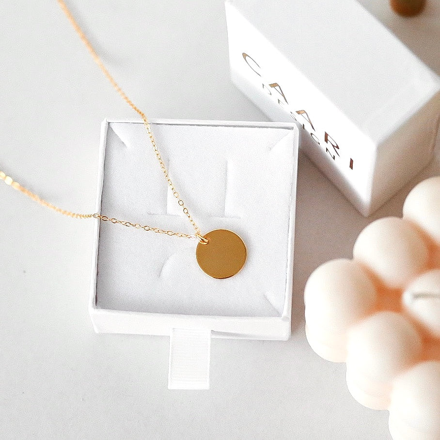 Lottie halsband 16mm 24k guldpläterat