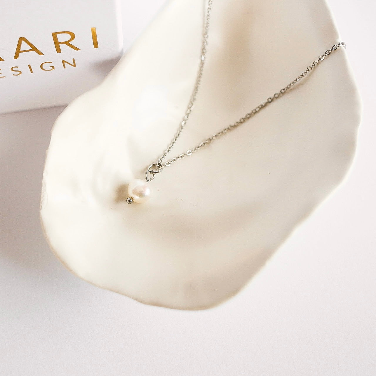 Bianca halsband Litet Silver