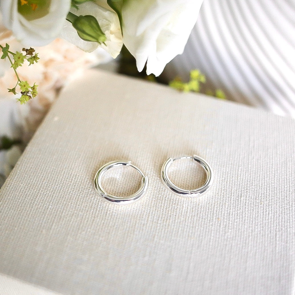 Lykke örhängen Silverfyllda