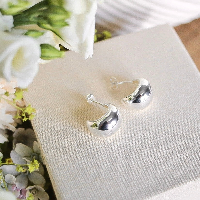 Bianca örhängen Silverfyllt silver