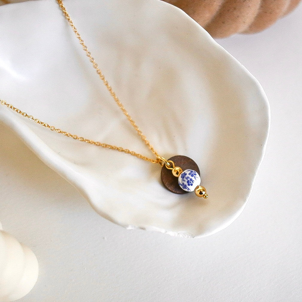 Tinja halsband 18k guldpläterat