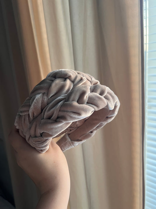 Bianca samettipanta beige