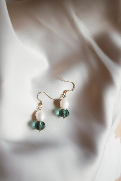 Kaipaus helmikorvakorut Vihreä