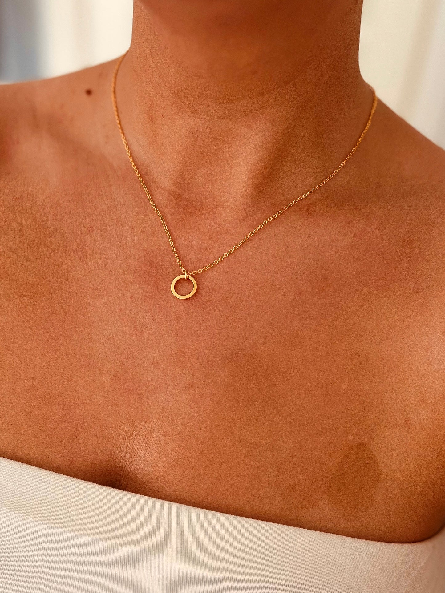 Jade kaulakoru 24k gold plated