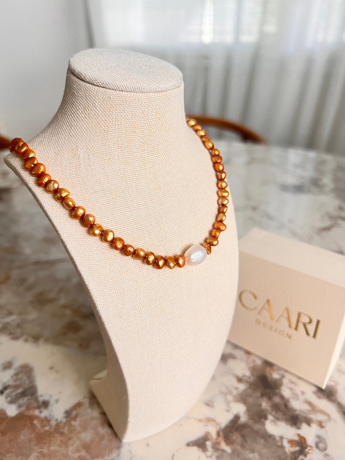 Honey Pearl kaulakoru
