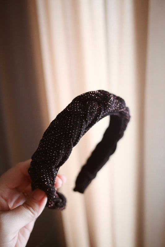 Bianca Ruusukultainen glitterpanta