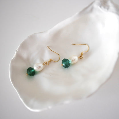 Kaipaus helmikorvakorut Vihreä