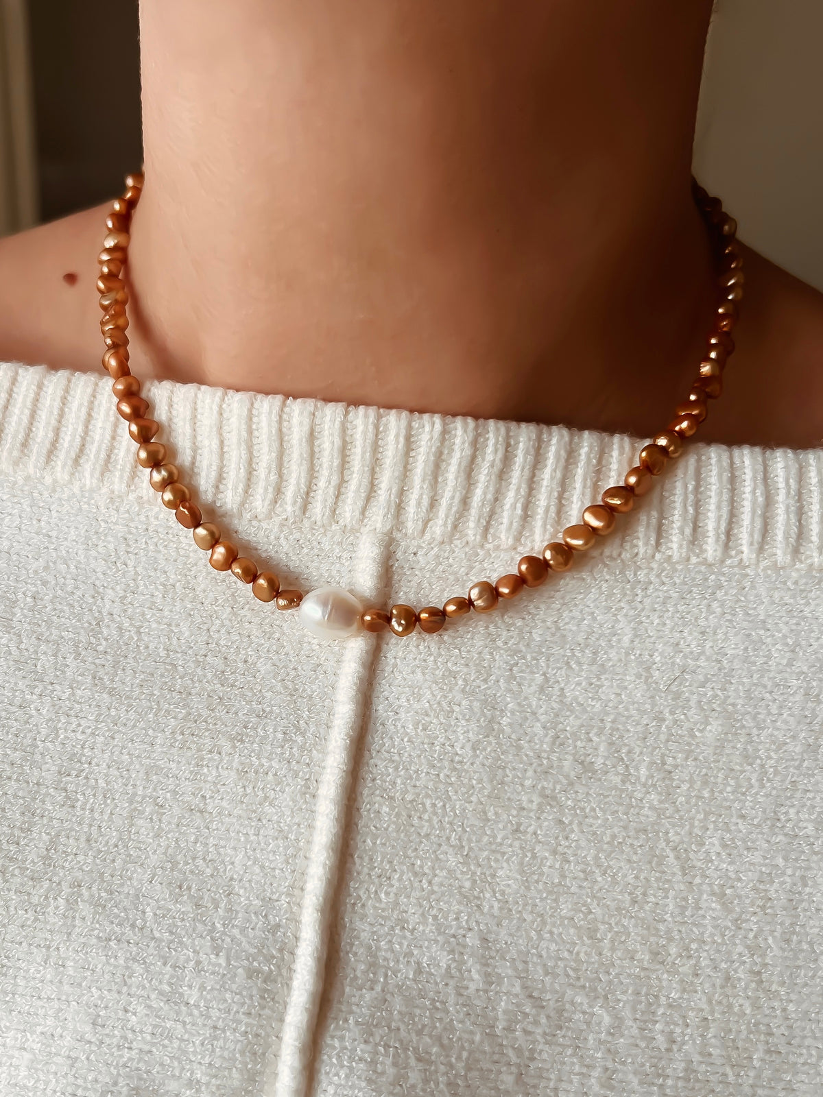 Honey Pearl kaulakoru