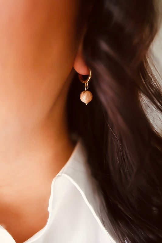 Sunstone Rosewood korvakorut