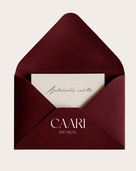 CAARI DESIGN LAHJAKORTTI